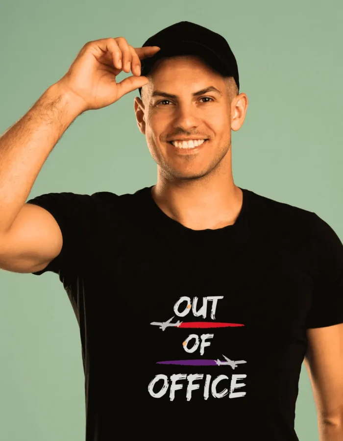 Black - OOO - Male "Out Of Office" & "Monday Blues" - Image 3