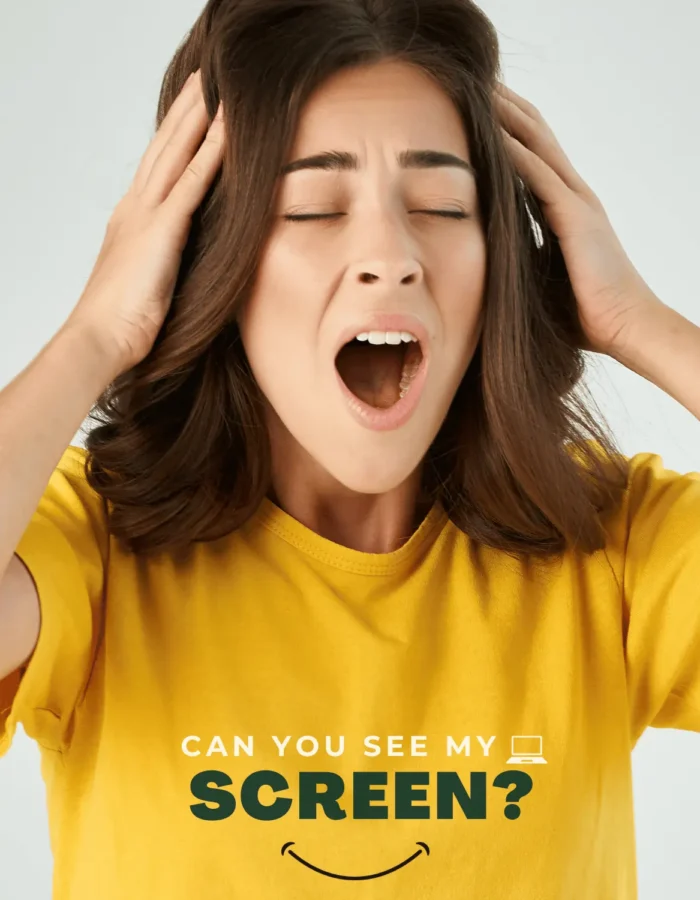 Yellow- Screen - Female "Can you see my screen" & "Corporate Friday" - Image 4