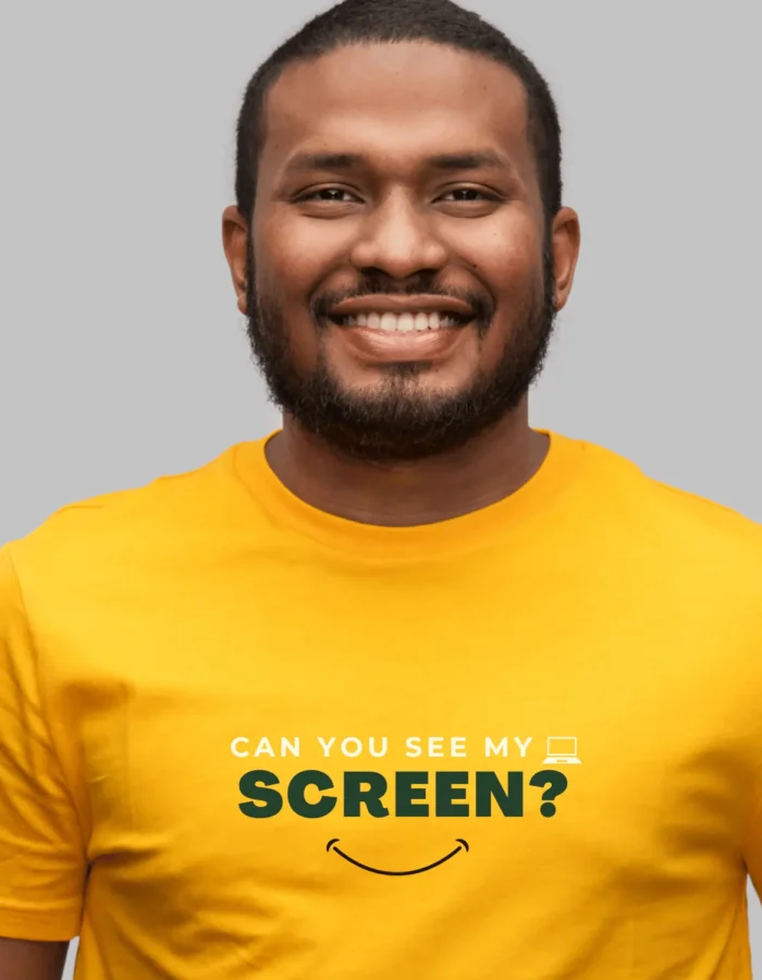 Yellow- Screen - Male "Can you see my screen" & "Corporate Friday" - Image 5