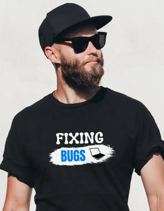 Black - Bugs - Male Fixing Bugs - Black - Image 2