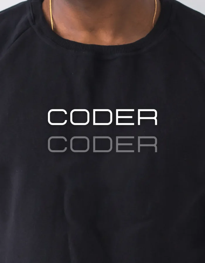 Coder (Black Sweatshirt) - Image 2