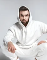 Customised White Hoodie