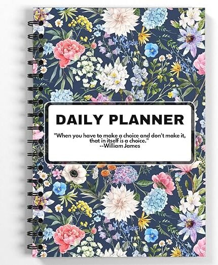 Planner - Black Floral