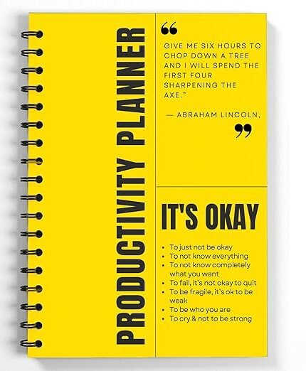 Planner - Yellow Classy