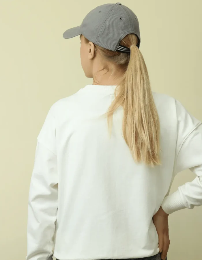 Coffee at Work (White Sweatshirt) - Image 2