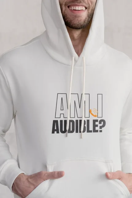 white hoodie