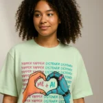 "Me and AI" - Green Oversized