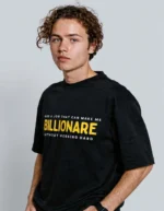"Billionaire Job" - Black Oversized - Image 3