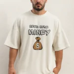 "Need More Money" - White Oversized