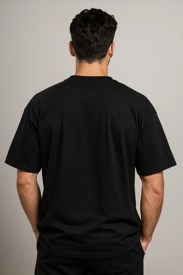 "Male Coder" - Black Oversized - Image 2