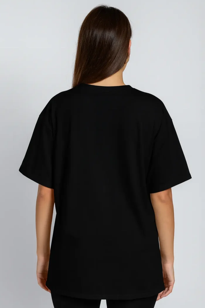 "Female Coder" - Black Oversized - Image 2