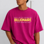 "Billionaire Job" - Magenta Oversized